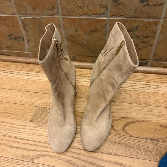 MK Suede Booties - Picture 6 of 9